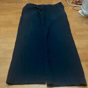 Volcom Dark Gray Pants with Gold Button